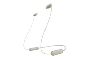 Hörlurar / Headset - Sony WI-C100 - Wireless In-ear Headphones - Beige - WIC100C.CE7