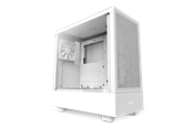 Chassi - NZXT H5 Flow Matte White - Chassi - Miditower - Vit - CC-H51FW-01