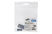 Systemtillbehör - LogiLink USB-A port blocker (1x key and 4x locks) - AU0043
