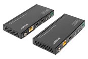 Repeatrar, förstärkare, broar och transceivers - DIGITUS DS-55508 4K HDBaseT HDMI Extender Set Up to 150 meter - DS-55508