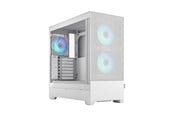 Chassi - Fractal Design Pop Air RGB - White TG Clear Tint - Chassi - Miditower - Vit - FD-C-POR1A-01