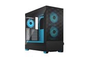 Chassi - Fractal Design Pop Air RGB - Cyan Core TG Clear Tint - Chassi - Miditower - Blå - FD-C-POR1A-02