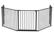 Babyvård - BabyDan Flex XL Säkerhetsgrindar, svart, 223-278 cm - 500998