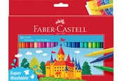 Skriv- och ritverktyg - Faber-Castell Fibre-tip pen Castle Cardboardbox 50pc. - 554204