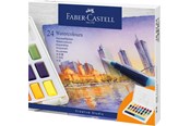 Skriv- och ritverktyg - Faber-Castell Watercolours in pans 24ct set - 169724