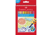 Skriv- och ritverktyg - Faber-Castell Twistable Wax Crayons cardboard of 24 - 120004