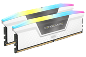 RAM - Corsair Vengeance RGB DDR5-5200 - 32GB - CL40 - Dual Channel (2 pcs) - Intel XMP - Vit med RGB - CMH32GX5M2B5200C40W