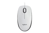 Mus - Logitech M100 Optical Mouse - White - Mouse - Optic - 3 knappar - Vit - 910-006764