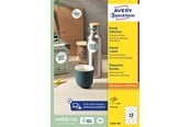 Papper, Fotopapper & Etiketter - Avery Runda produktetiketter, Permanent märkning, Ø 60 mm, Alla typer av skrivare - 3416