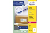 Papper, Fotopapper & Etiketter - Avery Paketetiketter med QuickPeel™ och Ultragrip, För paket, rör och kartonger, 199,6 x 289,1 mm, Laserskrivare - L7167
