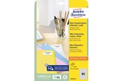 Papper, Fotopapper & Etiketter - Avery Minietiketter, För organisering, 35,6 x 16,9 mm, Alla typer av skrivare - L7632-25