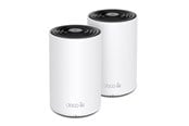Nätverk - Router - TP-Link Deco XE75 (2-PACK) AXE5400 Tri-Band Mesh Wi-Fi 6E System - Wireless router 802.11a/b/g/n/ac/ax (Wi-Fi 6E) - DECO XE75(2-PACK)