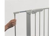 Babyvård - BabyDan Extend A Gate säkerhetsgrindförlängning, 2 förlängningar, 14cm, silver - 500168