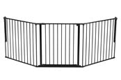 Babyvård - BabyDan Flex L Säkerhetsgrindar, svart, 146-223 cm - 500989