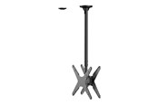 Väggfäste, AV-Möbel - Neomounts - mounting kit - full-motion - for 2 flat panels - black - Max 100 kg - recommended for 75" - FPMA-C340DBLACK