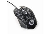 Mus - Gembird Wired optical mouse 6B Grafix - Mouse - Optic - 6 knappar - Svart - MUS-6B-GRAFIX-01