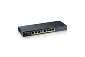 Switch - ZyXEL GS1900-8HP 8-Port GbE Smart Managed Switch PoE+ (70W) - GS1900-8HP-EU0103F