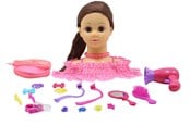 Kreativa spel - Happy Friend Frisyrhuvud Brunt Hår - 504405