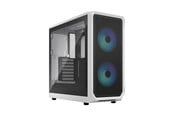 Chassi - Fractal Design Focus 2 RGB - White TG Clear Tint - Chassi - Miditower - Vit - FD-C-FOC2A-04