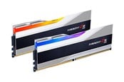 RAM - G.Skill Trident Z5 RGB DDR5-6000 - 64GB - CL32 - Dual Channel (2 pcs) - Intel XMP - Silver med RGB - F5-6000J3238G32GX2-TZ5RS