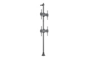 Väggfäste, AV-Möbel - Multibrackets M Pro Series - stand - for 2 LCD displays - black - Max 60 kg - recommended for 65" - 7350105214158