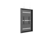 Väggfäste, AV-Möbel - Multibrackets M Pro Series - enclosure - for digital signage panel - wire medium - black - Max 45 kg - recommended for 65" - 7350105213717
