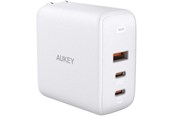 Mobile - Adapters & Chargers - Aukey Omnia Mix3 90W 3-Port PD Charger PA-B6S - White - PA-B6S White