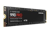 SSD - Samsung 990 Pro SSD - 4TB - Utan värmespridare - M.2 2280 - PCIe 4.0 - MZ-V9P4T0BW