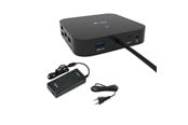 Dockning - I-Tec USB-C HDMI DP Docking Station with Power Delivery 100W + Universal Charger 100W - C31HDMIDPDOCKPD100