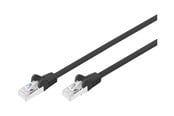 Nätverkskabel - DIGITUS patch cable - 10 m - black - Svart - 10m - DB-160144-100-S