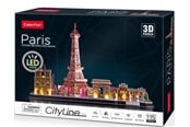 Pusselspel - Cubic Fun 3d Puzzle City Line Paris with LED Lighting 115pcs. 3D pusselspel - 306-L525H