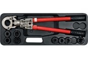 Verktyg - Yato YT-21735 HYDRAULIC HAND PRESS FOR PRESSING PEX-AL-PEX FITTINGS WITH A SET OF 8 PIECES - YT-21735
