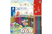 Skriv- och ritverktyg - Staedtler Noris Triangular color pencils assorted colours 18+6 - 187 C18P1