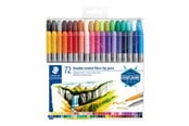 Skriv- och ritverktyg - Staedtler Double-ended fibre-tip pens 72pcs - 3200 TB72