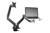 Monitorfäste - Multibrackets M VESA Gas Lift Arm Dual Arm w. Laptop Holder - 7350105211881