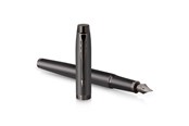 Skriv- och ritverktyg - Parker IM monokrom reservoarpenna | Gun Metal Finish och trim | Fint tips | Blått bläck | Presentförpackning - 2172958
