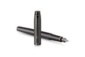 Skriv- och ritverktyg - Parker IM monokrom reservoarpenna | Gun Metal Finish och trim | Medium spets | Blått bläck | Presentförpackning - 2172959
