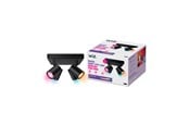 Smarta Hem - WiZ Imageo 4x justerbar Smart Spotlight med fyrkantig platta, dimbar LED, kallt-till-varmvitt ljus och full färg - 929003211401