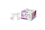 Smarta Hem - WiZ Imageo 4x justerbar Smart Spotlight med fyrkantig platta, dimbar LED, kallt-till-varmvitt ljus och full färg - 929003211201