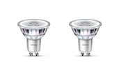 Glödlampor - Philips LED-glödlampa Classic 4.6W/827 (50W) 2-pack GU10 - 929001215292