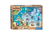 Pusselspel - Clementoni Puzzle 1000 Pieces Story Maps Frozen Floor Golv - 39666