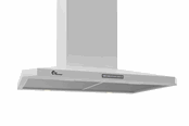 Fläktkåpor - THERMEX Decor 787 Wall, 700 mm, With motor, White - 527.41.7871.2