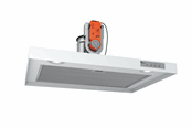 Fläktkåpor - THERMEX Airslim, 600 mm, Central ventilation, White - 530.23.1001.2
