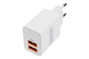 Mobile - Adapters & Chargers - DIGITUS power adapter - 2 x USB - 15.5 Watt - DA-10061
