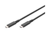 USB-kabel - DIGITUS - USB-C cable - USB-C to USB-C - 80 cm - AK-300343-008-S