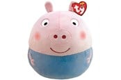 Docka, bamse och tillbehör - Ty SquishaBoo George Pig 35 cm - 0008421392162