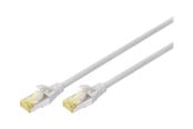 Nätverkskabel - DIGITUS patch cable - 25 cm - grey - Grå - 0.25m - DK-1644-A-0025-10