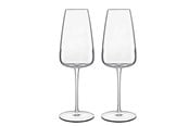 Bordsdukning - Luigi Bormioli Champagne glass Talismano 40 cl 2 pcs Clear - 0032622027554