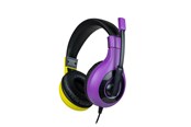 Hörlurar / Headset - BigBen Interactive Stereo Gaming Headset V1 - Purple + Yellow - SWITCHHEADSETV1P+Y