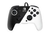 Spel Tillbehör - PDP Nintendo Switch Faceoff Deluxe Controller + Audio Wired - Black & White - Wired Tillbehör till spelkonsol - Nintendo Switch - 0708056068769